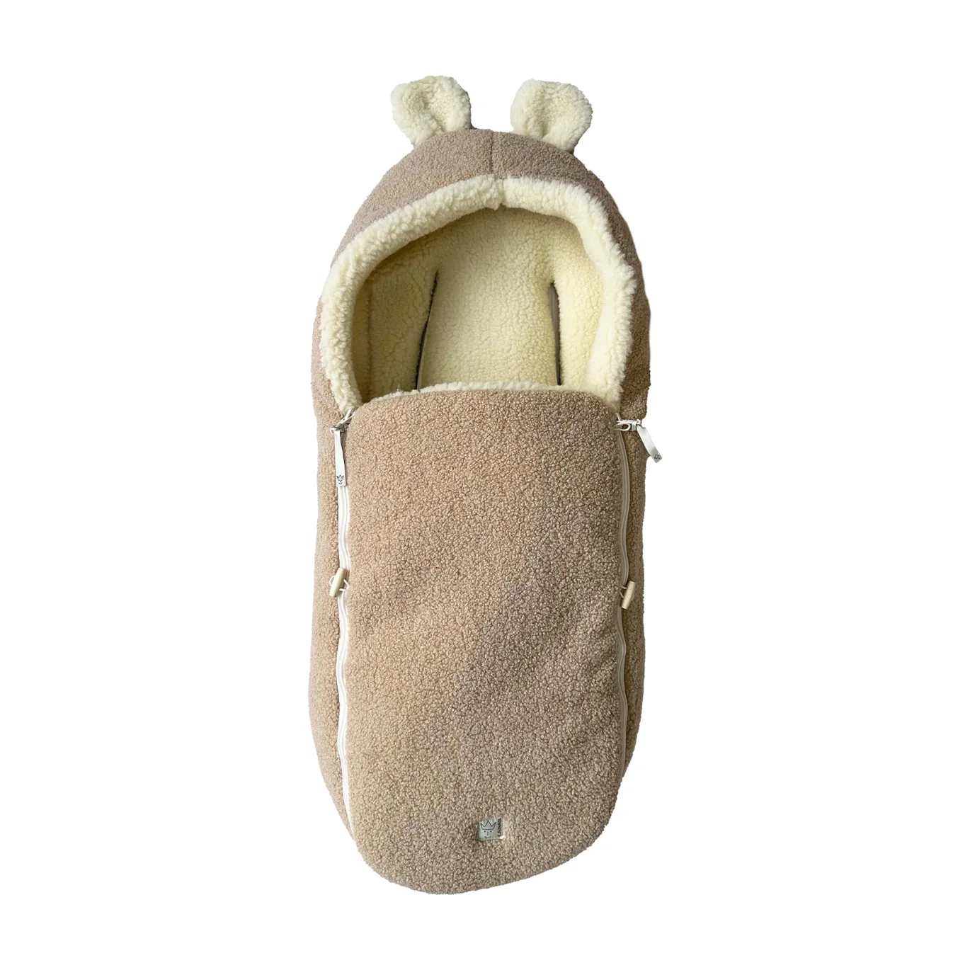 HUKKY Babyschalen Fußsack Warm Sand