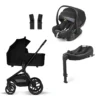 4in1-Set Mavi Pure Black mit Babyschale Aura in Black