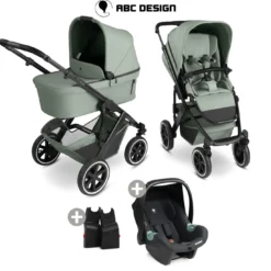 3in1 Set Salsa 5 Air Pine mit Babyschale Tulip Black