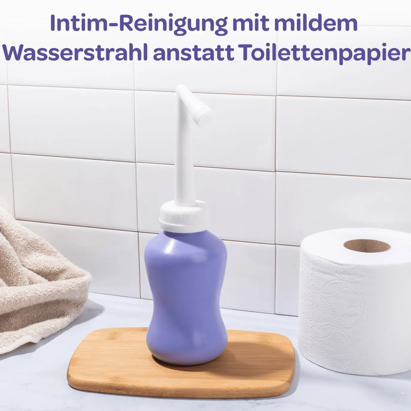 Intim-Dusche mit Transportbeutel