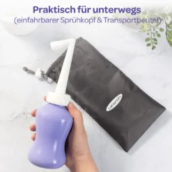 Intim-Dusche mit Transportbeutel