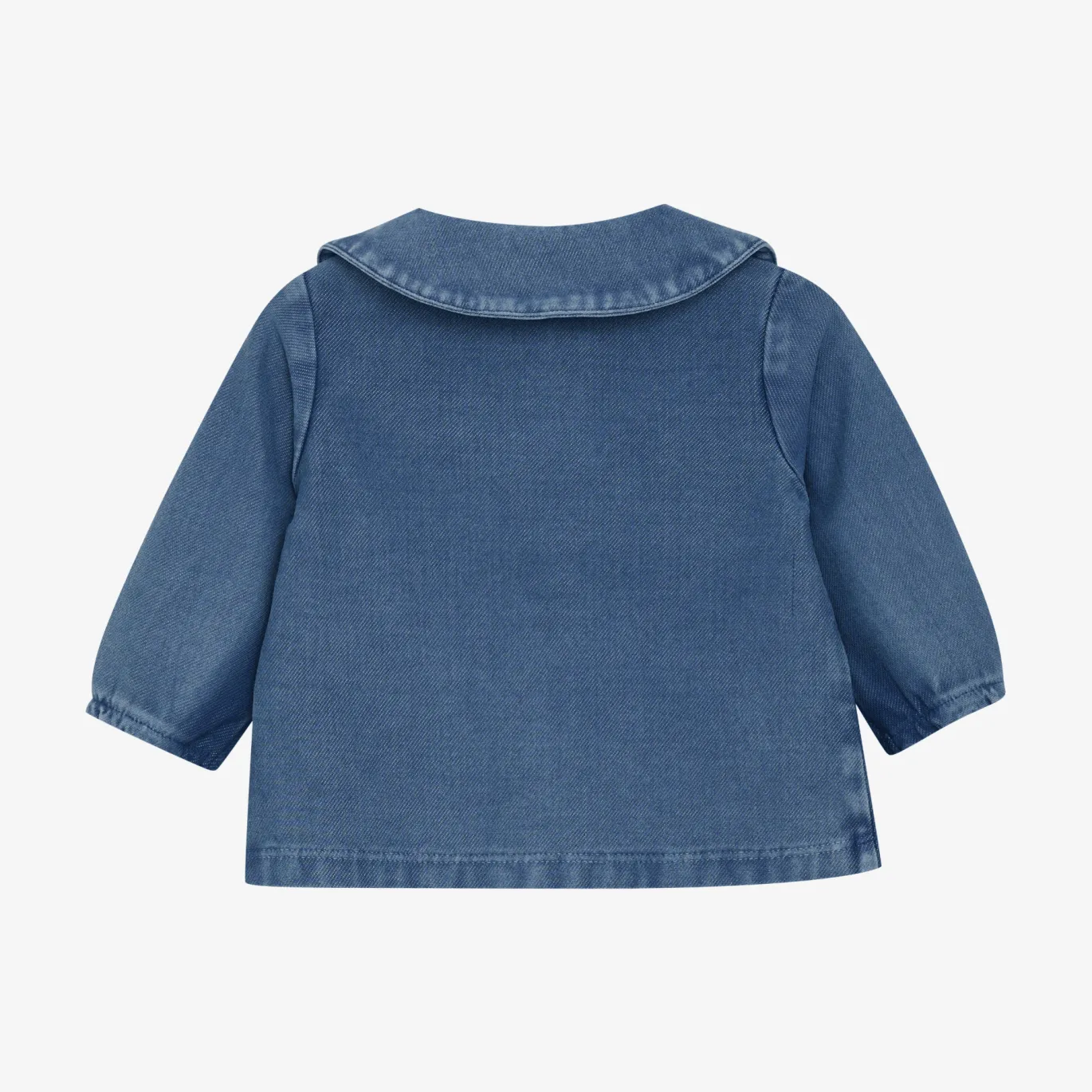 Jeans-Bluse Blümchen