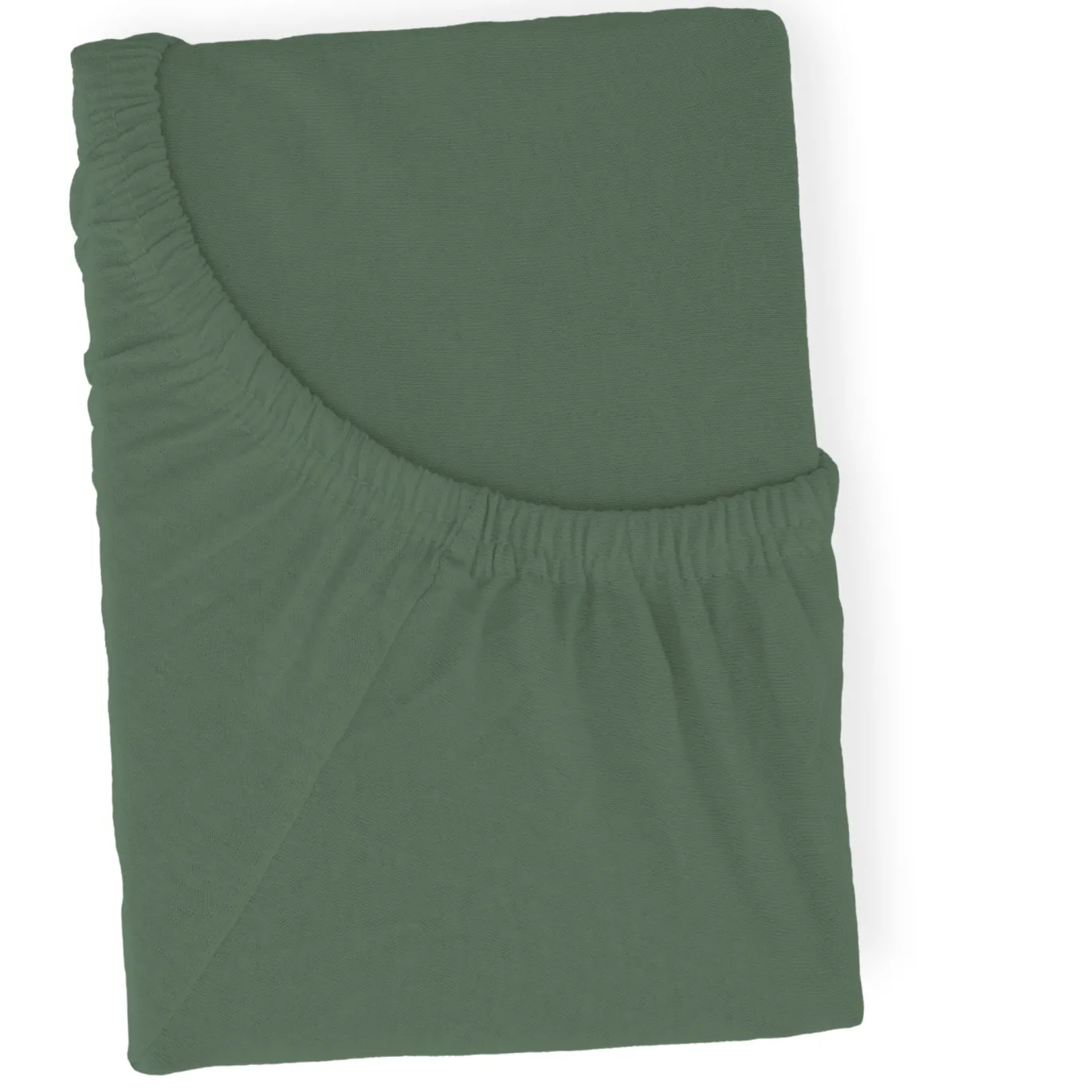 Jersey Spannbetttuch bis 70 x 140 cm Jersey Dunkelgrün