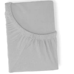 Jersey Spannbetttuch bis 70 x 140 cm Light Grey