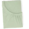 Jersey Spannbetttuch bis 70 x 140 cm Jersey Seegrün