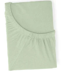 Jersey Spannbetttuch bis 70 x 140 cm Jersey Seegrün