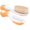 Kamm + Haarbürste mit Naturborsten