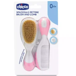 Kamm + Haarbürste mit Naturborsten