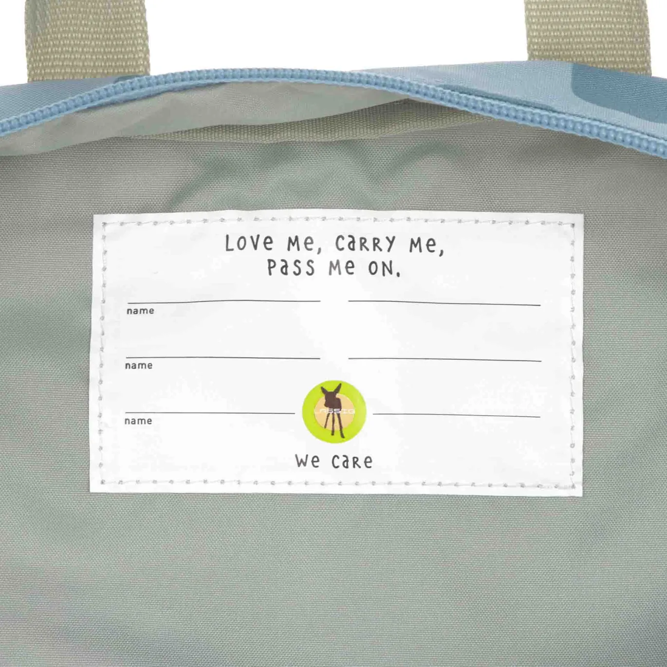 Kinderrucksack Square Pattern Party Blau
