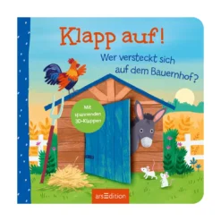 Klapp auf! Wer versteckt sich auf dem Bauernhof?