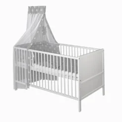 Komplettbett Upsala mit Voile Himmel