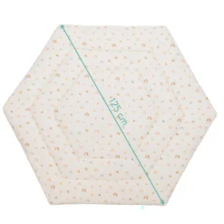 Krabbeldecke Rainbow Beige