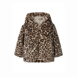Kunstfelljacke Leopard