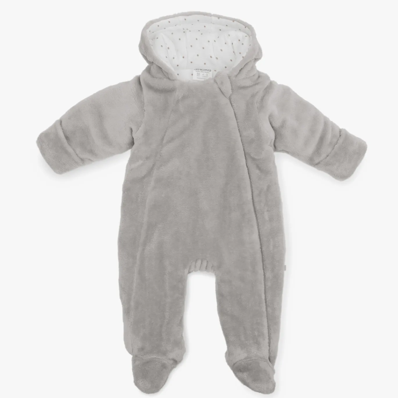 Kuscheloverall mit Klapphänden