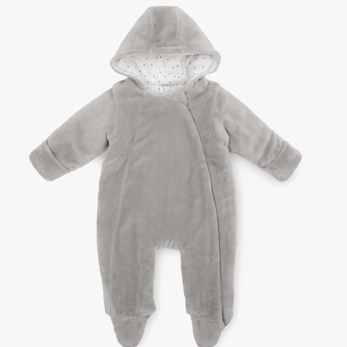 Kuscheloverall mit Klapphänden