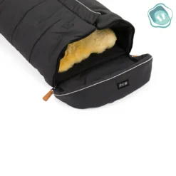 Lammfellfußsack Discover Schwarz