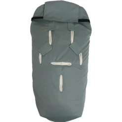 Lammfell Fußsack LOVE THE NATURE Slit Green