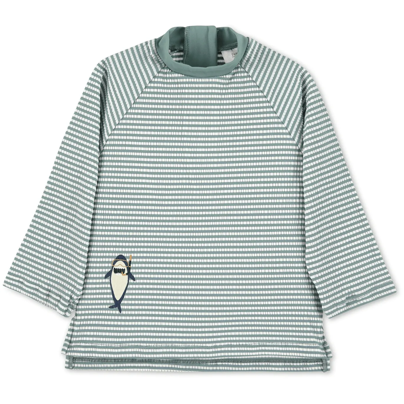 Langarm-Schwimmshirt Hai
