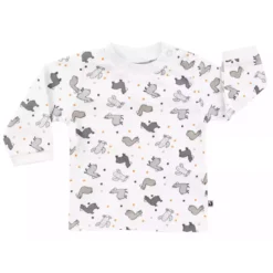 Langarmshirt Lama Bunt