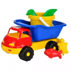 LKW-Kipper gefüllt