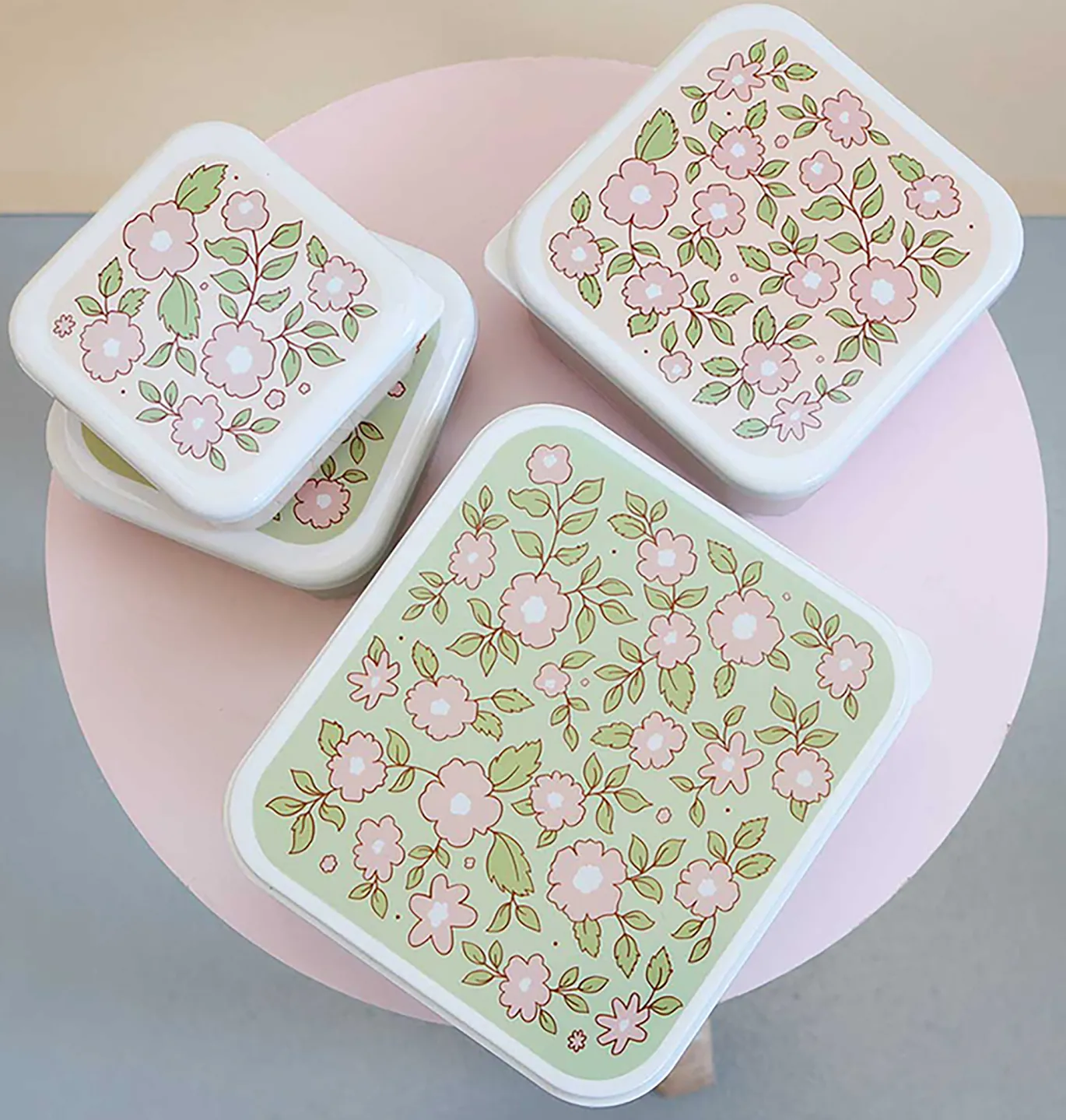 Luchbox 4er-Set Blumen