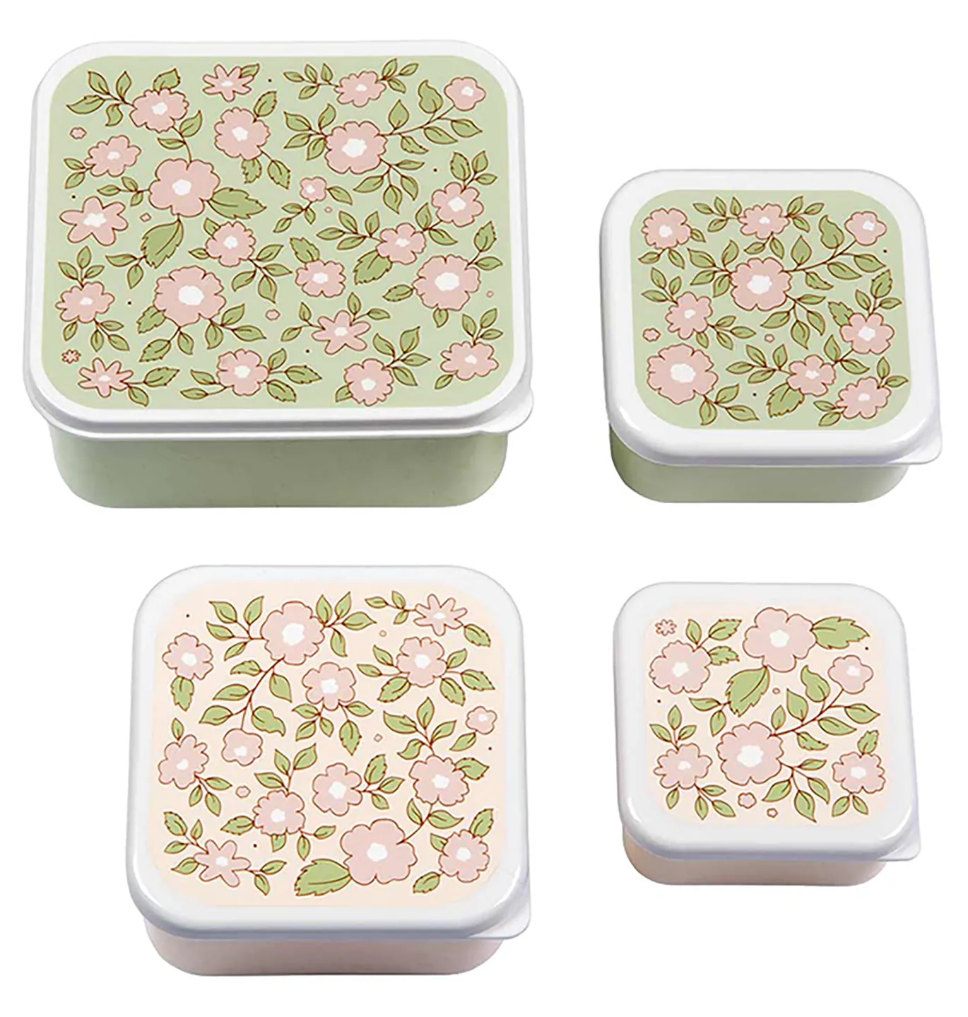 Luchbox 4er-Set Blumen