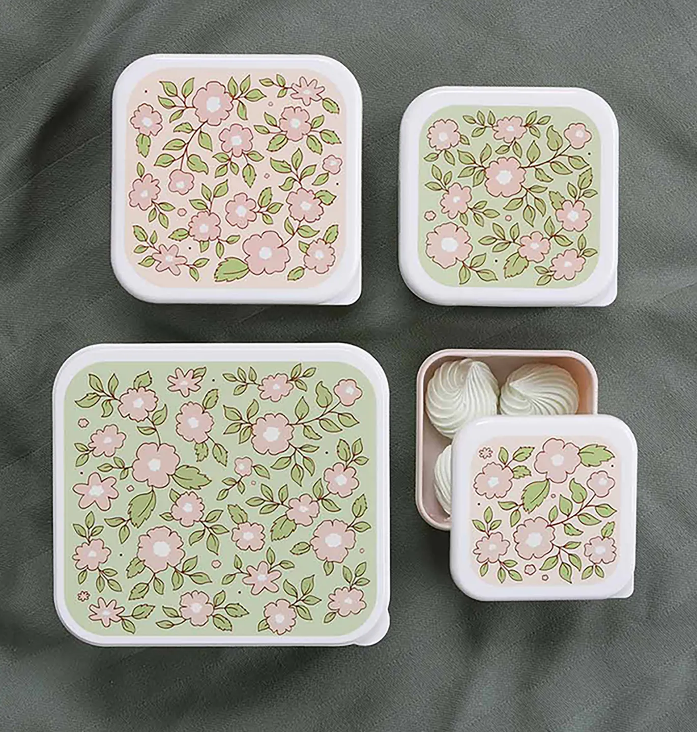 Luchbox 4er-Set Blumen