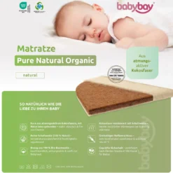 Matratze Pure Natural Organic für Maxi, Boxspring und Comfort Plus