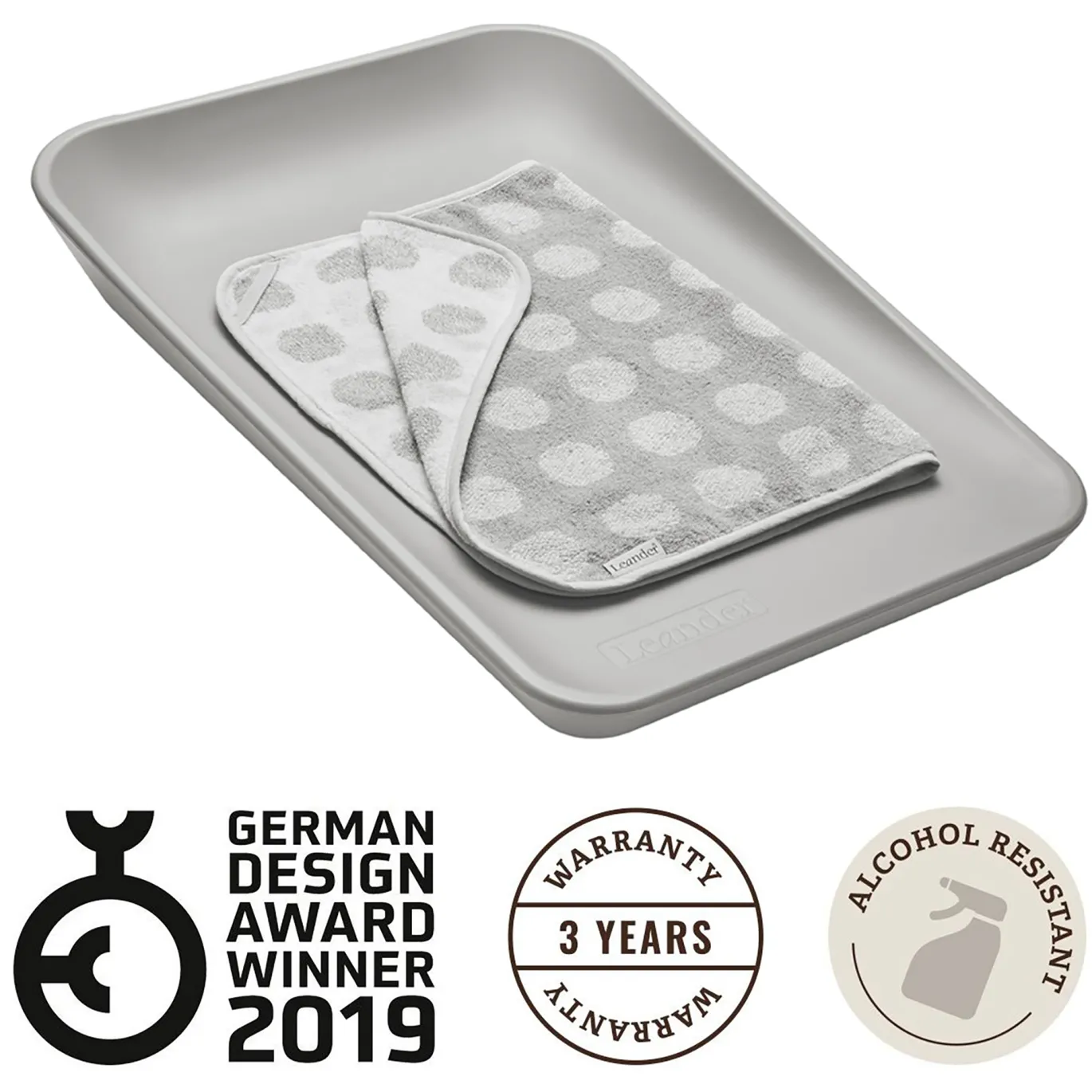 Matty™ Wickelauflage Pearl Grey