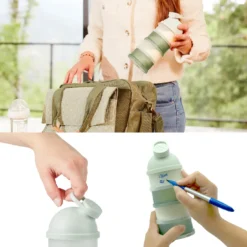 Milchpulverportionierer Babydose Grün