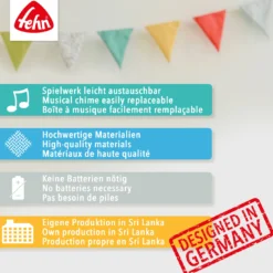 Mini-Spieluhr Esel