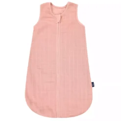 Mull-Schlafsack Uni Rosepink 90cm
