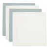 Mulltücher Seagreen/Ivory 70 x 70 cm