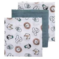 Mullwindeln Animal Green