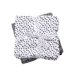 Mullwindeln Happy Dots Grey