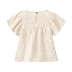 Musselin-Bluse Blumen