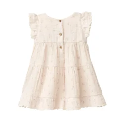 Musselin-Kleid Blumen