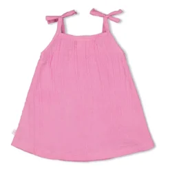 Musselin-Kleid mit Häkeldetail