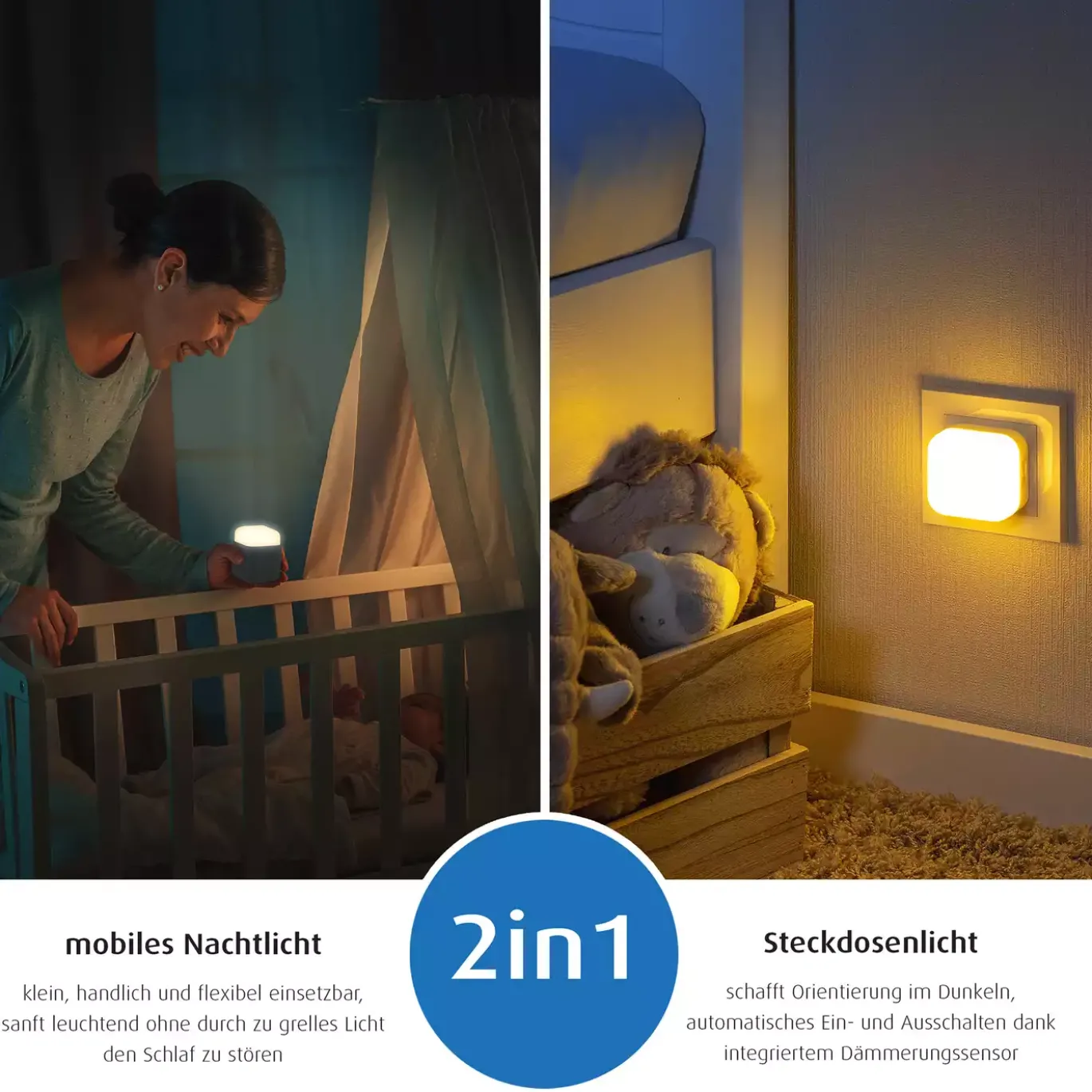 Nachtlicht 2in1 SleepLight Mond