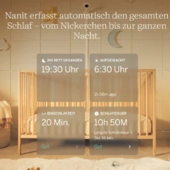 Nanit Pro Camera + Bodenständer + Atemband (S)