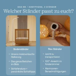 Nanit Pro Camera + Flex Ständer + Atemband (S)