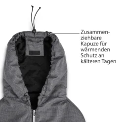 Neugeborenen Fußsack Diamond Edition Asphalt
