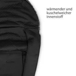 Neugeborenen Fußsack Diamond Edition Asphalt