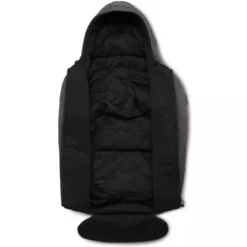 Neugeborenen Fußsack Diamond Edition Asphalt