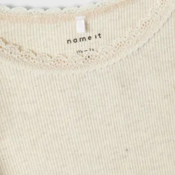 NMFKAB LS RIB TOP natur mel. NOS Peyote Melange DL FS25