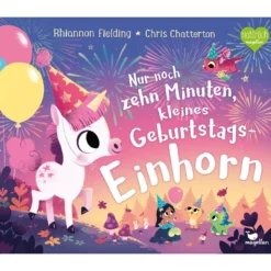 Nur noch zehn Minuten, kleines Geburtstagseinhorn