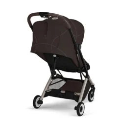 Orfeo Chocolate Brown mit Rahmen in Taupe 26