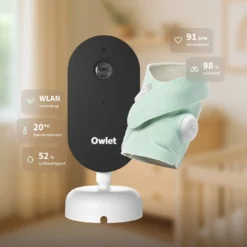 Owlet Dream Bundle: Dream Sock + Owlet Dream Sight Baby Kamera Mint