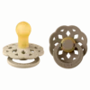 Pacifier Boheme 2er Pack Latex 0-6 Monate Vanilla Oak