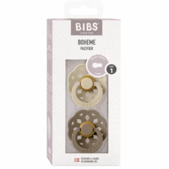 Pacifier Boheme 2er Pack Latex 0-6 Monate Vanilla Oak